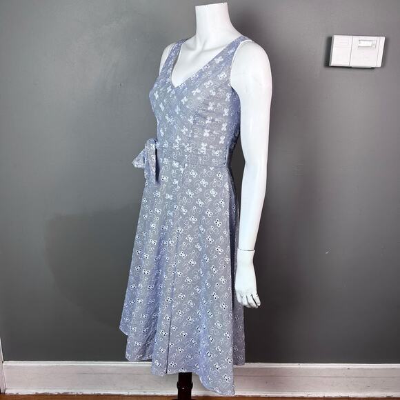 Sandro Ferrone dress IT 40 US small 4 Italy pinstripe seersucker old money‎ maxi - Picture 5 of 16